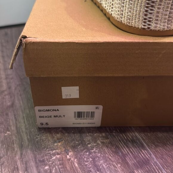 Steve Madden Women's Bigmona Platform Footbed Sandals In Beige Multi Size 9.5 - Picture 6 of 6